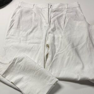 LOFT women’s  white Peyton trousers